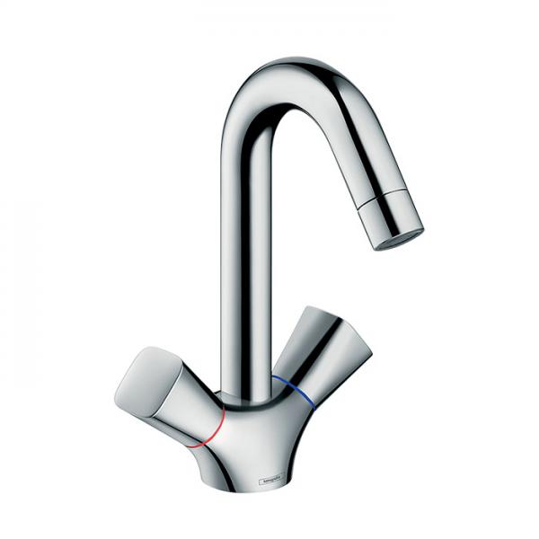 hansgrohe Logis 2-grebs håndvaskarmatur 150 m/svingtud u/bundventil - Krom