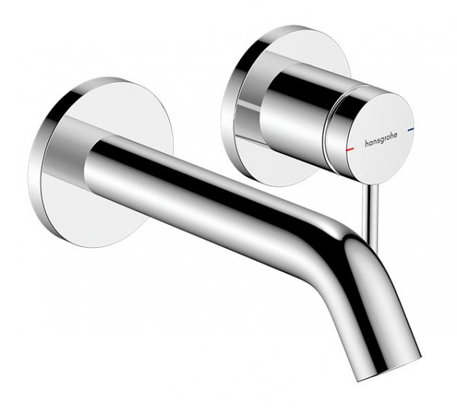 hansgrohe Tecturis S h&aring;ndvaskarmatur t/indbygning m/EcoSmart+ - 165 - Krom