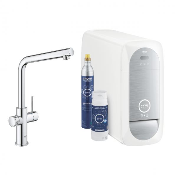 Grohe Blue Home k&oslash;kkenbatteri m/L-tud - Krom