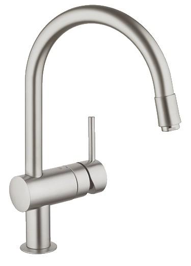 Grohe Minta køkkenarmatur m/udtræk - Supersteel