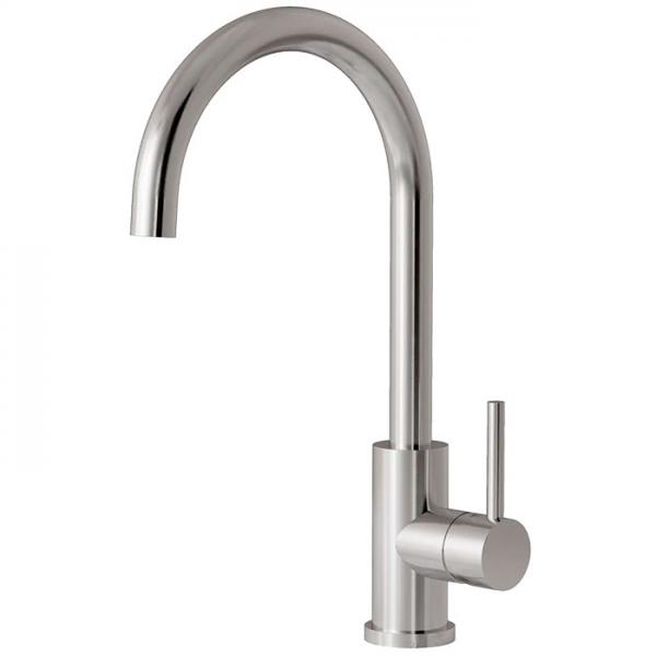 Lavabo Kubus 140 RS Round køkkenarmatur - Rustfrit stål