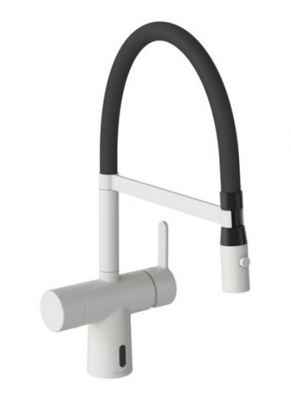 Damixa Touchless Pro k&oslash;kkenarmatur - Mat hvid