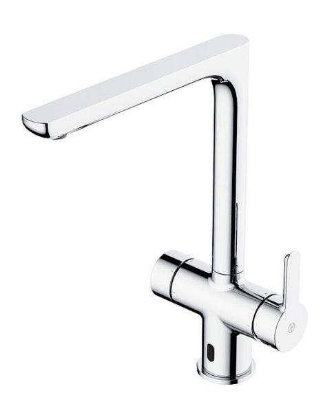 Gustavsberg Estetic Duo køkkenarmatur m/sensor og Koldstart - Krom