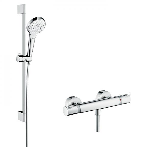 Hansgrohe Croma Select S brusesæt m/Ecostat Comfort termostat