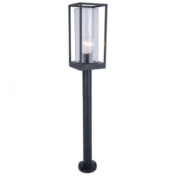 Lutec Tradition Flair udendørs standerlampe - Mat sort