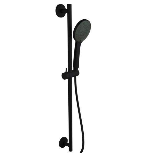 Lavabo Luca brusesæt m/rund håndbruser - Mat sort Lavabo Luca brusesæt m/rund håndbruser - Mat sort