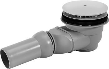 Duravit vandret afløb til brusekar - Krom