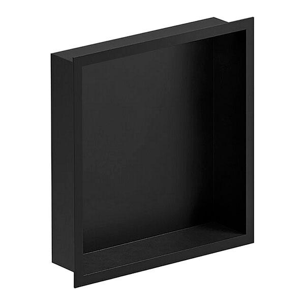 Damixa Zen badeværelseshylde til indbygning - Firkantet - Mat sort