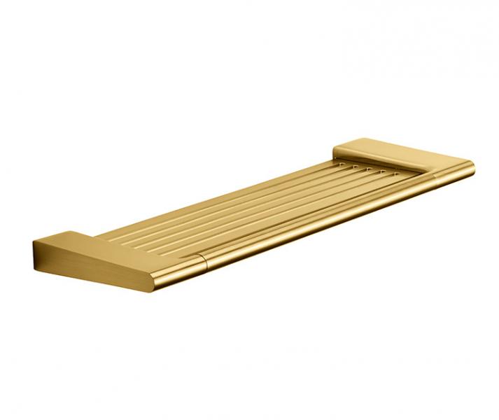 Pressalit Style hylde til bad - 39 cm - Børstet messing Pressalit Style hylde til bad - 39 cm - Børstet messing