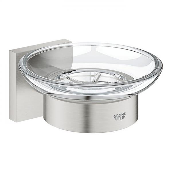Grohe Start Cube sæbeskål t/væg - Supersteel Grohe Start Cube sæbeskål t/væg - Supersteel
