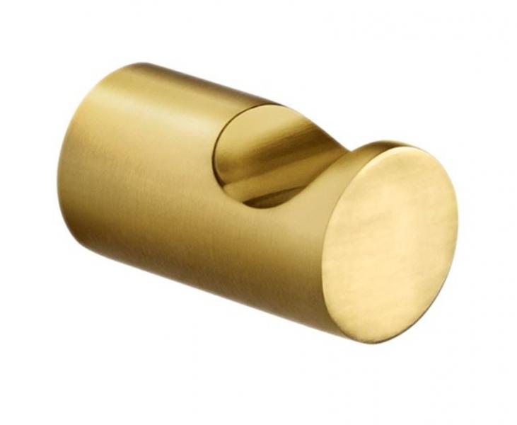 Pressalit Curve håndklædekrog - 2 stk - Børstet messing Pressalit Curve håndklædekrog - 2 stk - Børstet messing