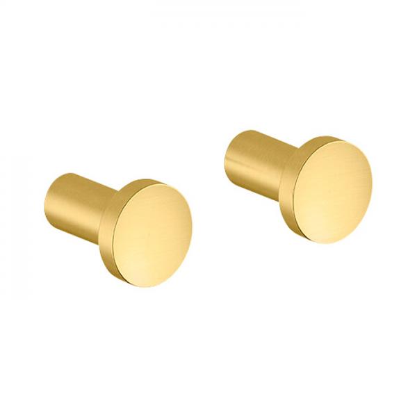 Damixa Zen håndklædekrog 2 stk. - Børstet messing