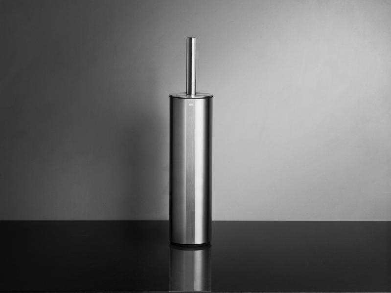Unidrain ReFrame toiletbørste til gulv - Børstet stål Unidrain ReFrame toiletbørste til gulv - Børstet stål