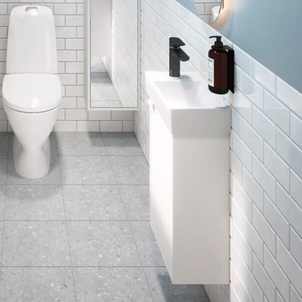 Gustavsberg Artic Small 33 møbelsæt - vask til højre - Hvid/hvid Gustavsberg Artic Small 33 møbelsæt - vask til højre - Hvid/hvid