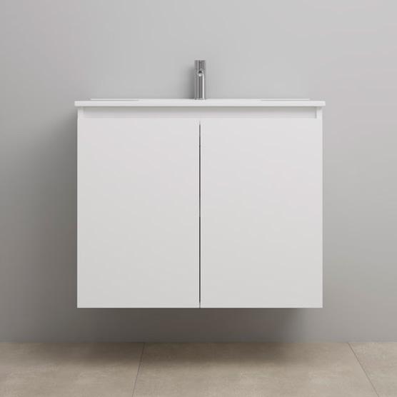 Sanibell Online 81 møbelsæt m/grebsfri låger - Mat hvid - Flatpack Sanibell Online 81 møbelsæt m/grebsfri låger - Mat hvid - Flatpack