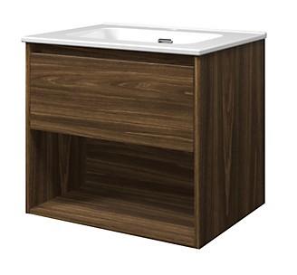 Sanibell Proline møbelsæt 60 m/integrerede greb og åben hylde - Cabana eg Sanibell Proline møbelsæt 60 m/integrerede greb og åben hylde - Cabana eg