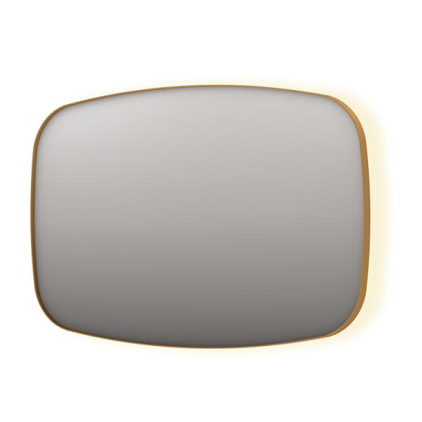 Sanibell Ink SP30 superellipse spejl m/backlight, varme og sensor 120 x 80 cm - Børstet mat guld Sanibell Ink SP30 superellipse spejl m/backlight, varme og sensor 120 x 80 cm - Børstet mat guld