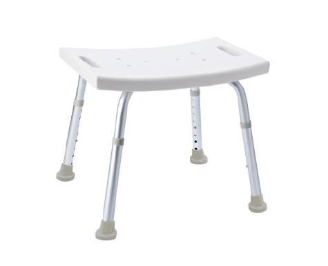 Ridder Assistent badestol - Højdejusterbar - Hvid