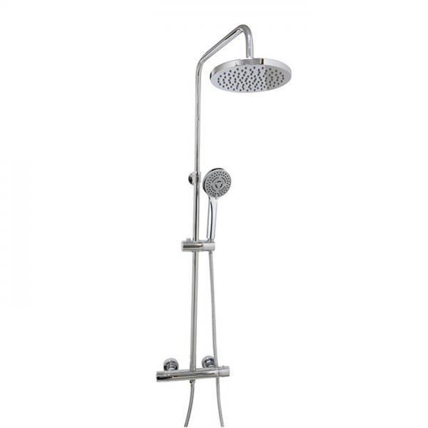 Cassøe Ø200 komplet brusesystem CAS370 - Krom