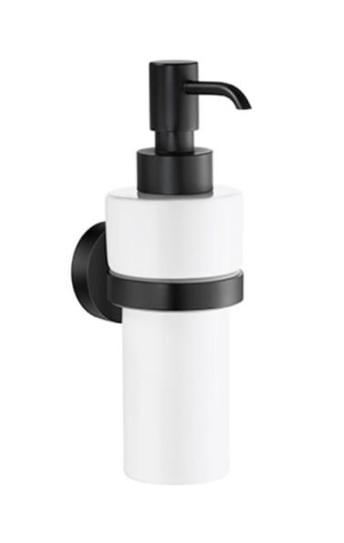 Smedbo Home sæbedispenser til væg - Mat sort/porcelæn Smedbo Home sæbedispenser til væg - Mat sort/porcelæn