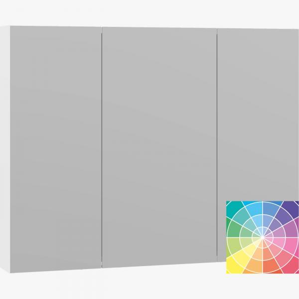 Dansani Style spejlskab 100 m/lysstyring og 3 låger - Valgfri farve Dansani Style spejlskab 100 m/lysstyring og 3 låger - Valgfri farve