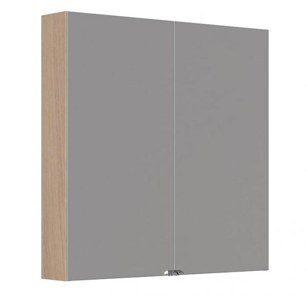 Dansani Style spejlskab 80 m/lysstyring - Lys eg