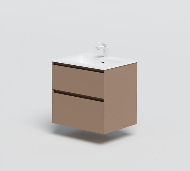 Strømberg Lux 60 vaskeskab m/2 skuffer - Cocoa brun Strømberg Lux 60 vaskeskab m/2 skuffer - Cocoa brun