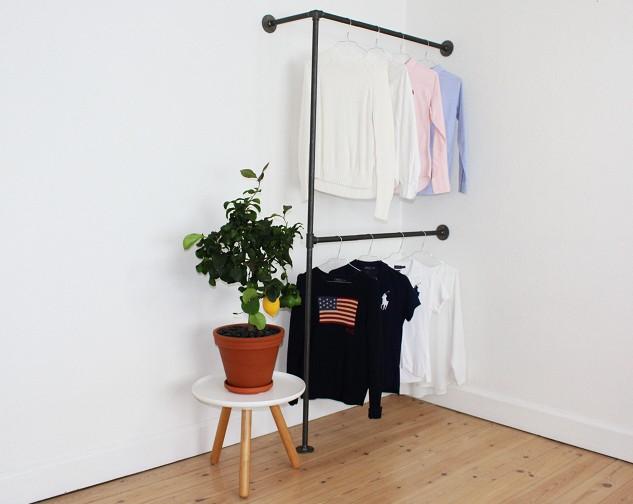 Simple Racks SoHo væghængt tøjsystem - 158 x 35 CM Simple Racks SoHo væghængt tøjsystem - 158 x 35 CM