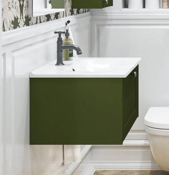 Dansani Luna Classic 60 møbelsæt m/Kantate vask og rammefront - Valgfri farve