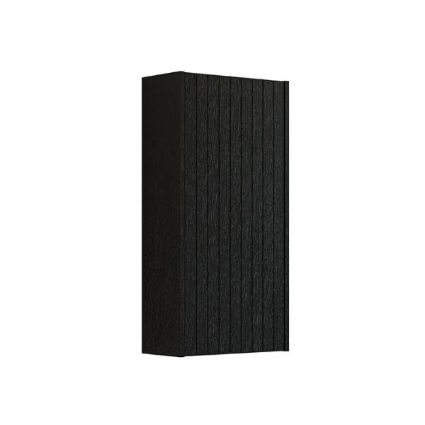 Dansani Luna Classic overskab m/låge og lameller - Højrehængslet - Eg noir