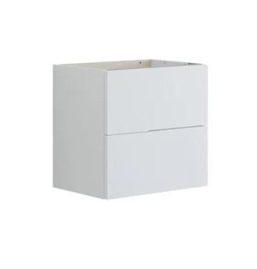 Dansani Luna vaskeskab 50x48 m/skuffer - Hvid mat