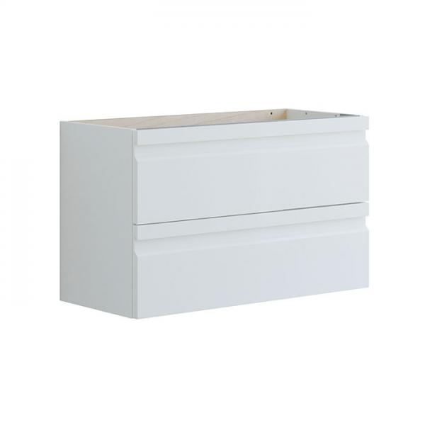 Dansani Luna Urban Mini vaskeskab 80*48 m/skuffer - Hvid mat lak