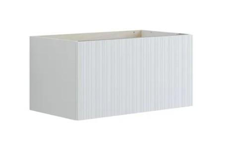 Dansani Luna Urban 80 underskab m/skuffe og riflet front - Hvid mat Dansani Luna Urban 80 underskab m/skuffe og riflet front - Hvid mat