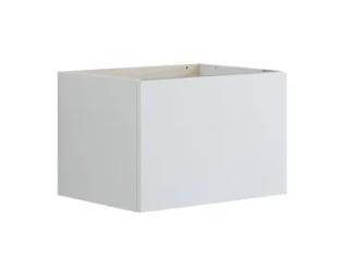 Dansani Luna sideskab 60x40 m/skuffe - Hvid mat