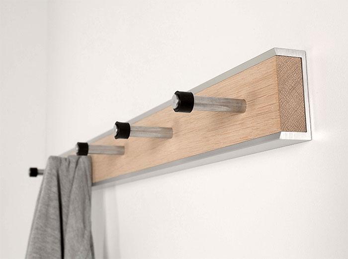 Hoigaard KR-35 knagerække m/5 knager - Eg/olie Hoigaard KR-35 knagerække m/5 knager - Eg/olie