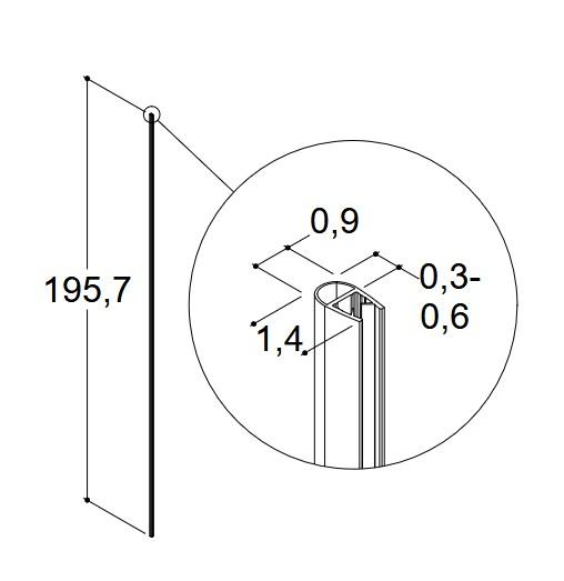 Dansani D-profil t&aelig;tningsliste 9 Match - Mat sort