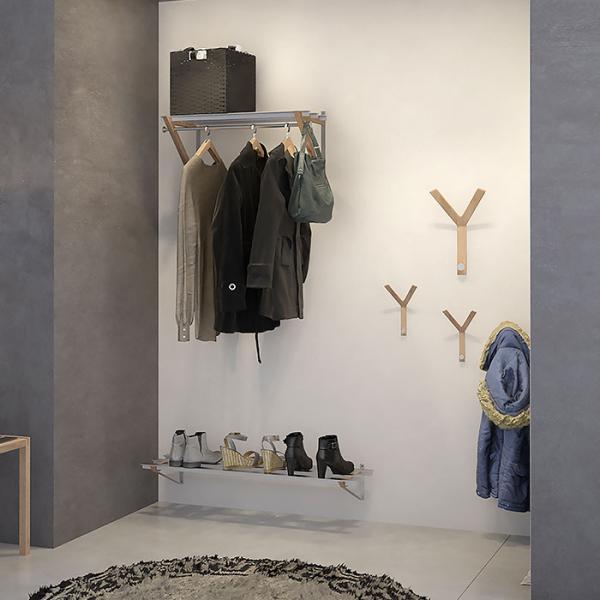 Hoigaard hattehylde HH-6 - Hvid Hoigaard hattehylde HH-6 - Hvid