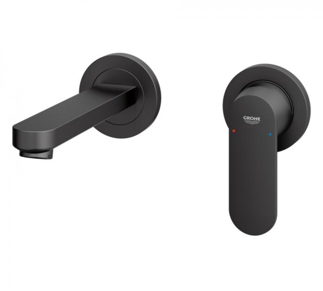Grohe komplet armatur til indbygning i væg - inkl. indbygningsdel - Mat sort Grohe komplet armatur til indbygning i væg - inkl. indbygningsdel - Mat sort
