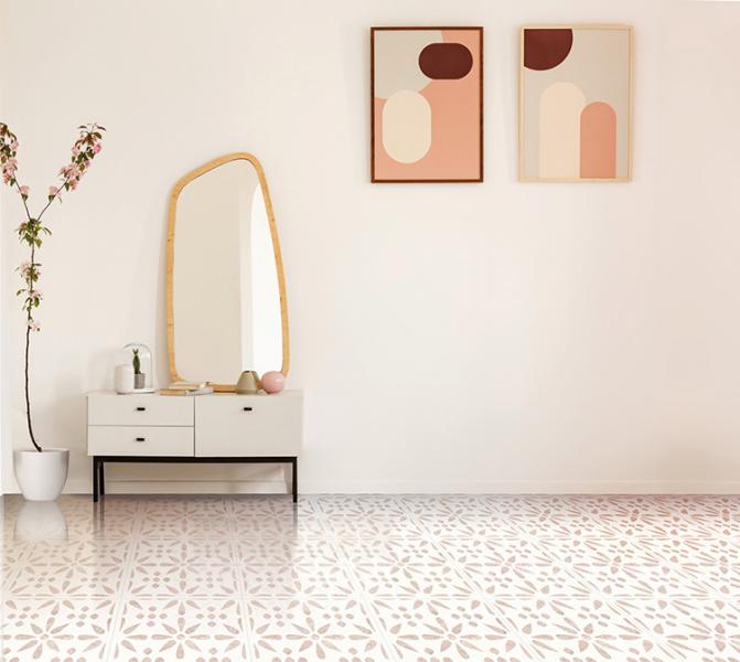 D-C Fix selvklæbende gulv - Vintage flowers D-C Fix selvklæbende gulv - Vintage flowers