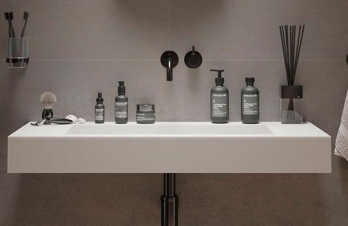 Ideavit Solidsquare 90 håndvask t/væg - Uden overløb - Uden hanehul