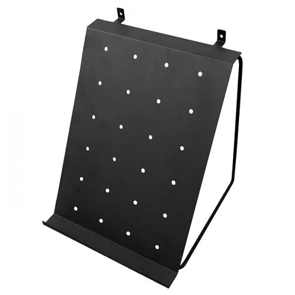 Sort skohylde til akustikpanel - 23 cm Sort skohylde til akustikpanel - 23 cm