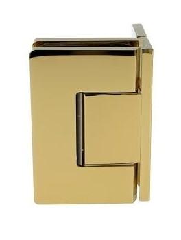 Bath firkantet niche - Klar glas/Poleret messing