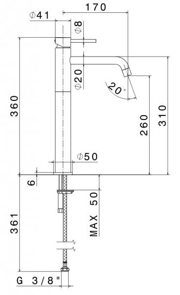 Cassøe Newform XT bowlearmatur - Krom Cassøe Newform XT bowlearmatur - Krom