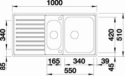 Blanco Classic Pro 6 S-IF køkkenvask - Rustfrit stål Blanco Classic Pro 6 S-IF køkkenvask - Rustfrit stål