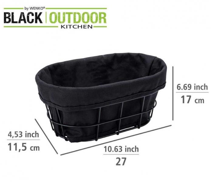 Wenko Bela brødkurv - Sort Wenko Bela brødkurv - Sort