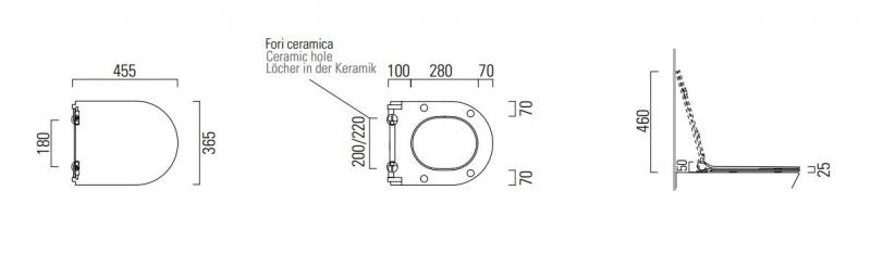 GSI Pura toiletsæde m/softclose og quickrelease - Creta GSI Pura toiletsæde m/softclose og quickrelease - Creta