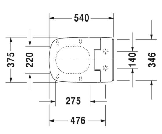 Duravit Sensowash Slim bidets&aelig;de til Durastyle
