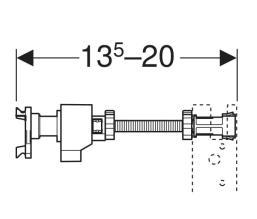 Geberit Duofix sæt vægbeslag til enkelt- og systemmontering 2 stk