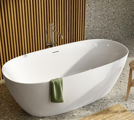 Strømberg Genoa Oval fritstående badekar 1500 x 750 mm Strømberg Genoa Oval fritstående badekar 1500 x 750 mm