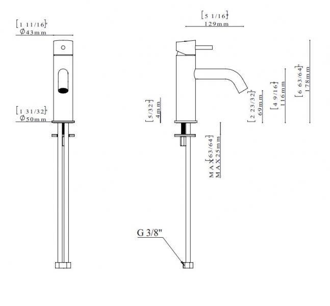 QTOO håndvaskarmatur - Børstet messing QTOO håndvaskarmatur - Børstet messing